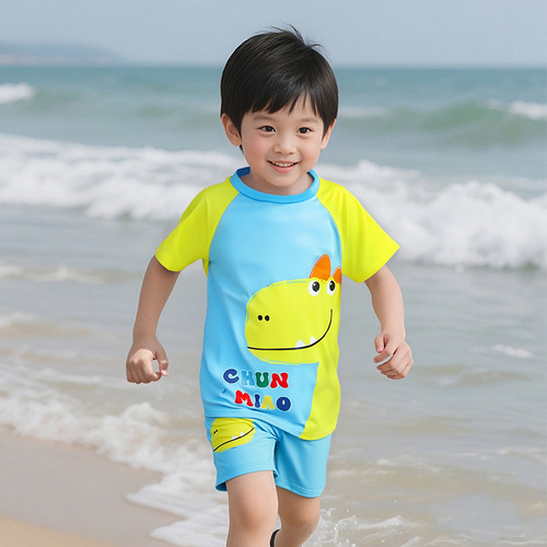 【Low Price Clearance】Boys' Swim Suit for 3-9 Year Olds, Medium and Small Kids Swim Trunks, Quick-Drying Boys' Swimwear