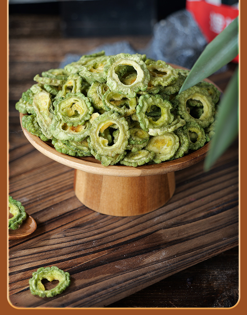 Bitter Melon Crisps Ku Gua 100g Ready to Eat Vegetable Chips Healthy Snack key features
