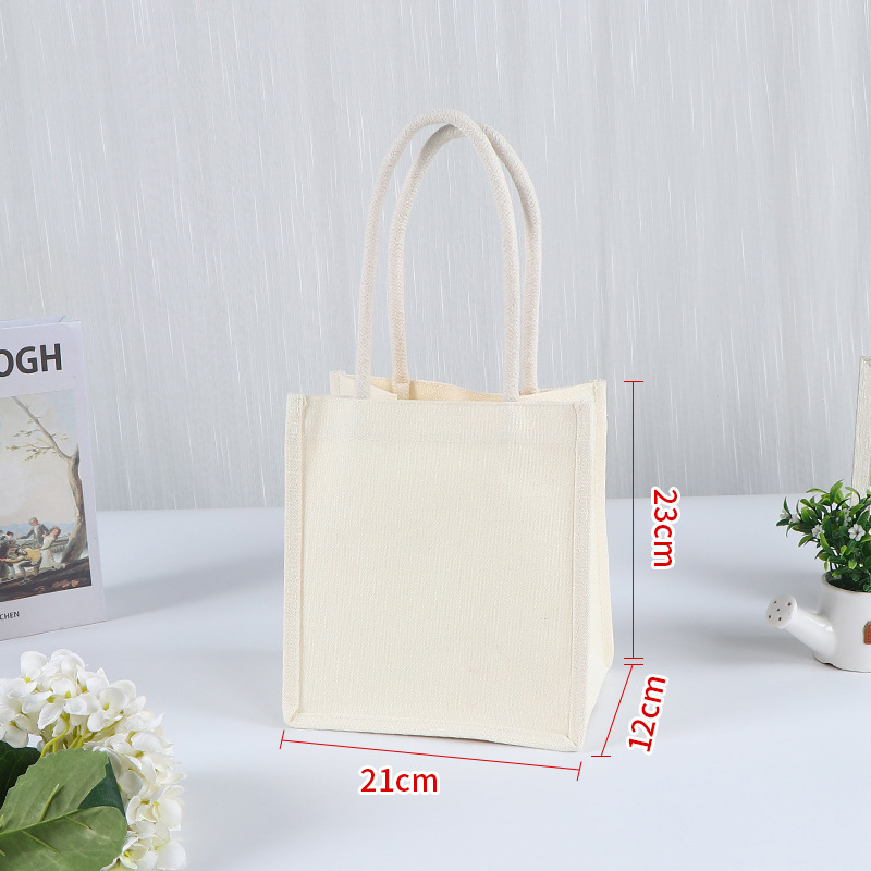 Bolsa de Lona Tridimensional Personalizada con Cinta, Bolsa de Recuerdo, Bolsa de Mano Laminada Publicitaria, Gran Capacidad para Mujer