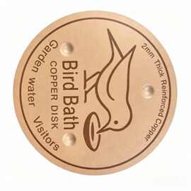 外贸亚马逊新品birdbath disk热销鸟浴铜盘水池清洁器 紫铜质圆盘