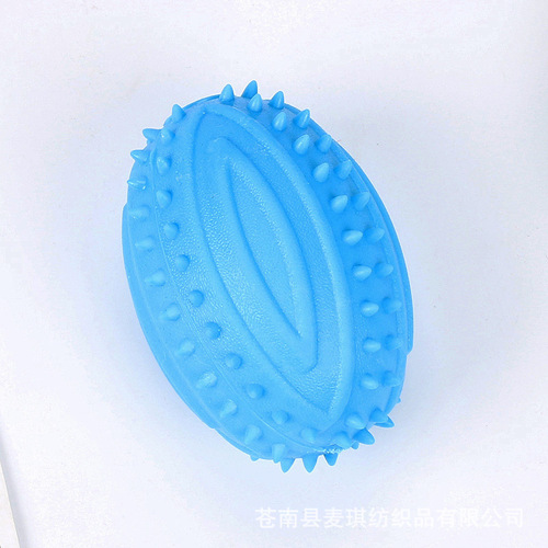 Factory Wholesale Rugby TPR Pet Dog Toys Teddy Golden Retriever Chew-resistant Dog Toys