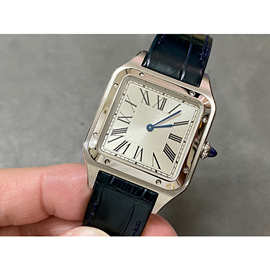 杜蒙厂情侣石英超薄方形男厂手表F1真皮防水山度女士手表AF罗马