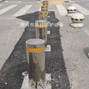 Fully Automatic Remote Control Adjustable Column for Hospital and School Gate, Electric Telescopic Roadblock, Stainless Steel Roadblock