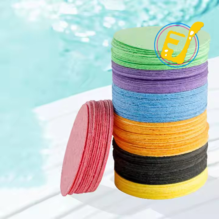 洗脸扑圆形压缩木浆棉卸妆清洁海绵擦压缩木浆棉压缩片化妆工具