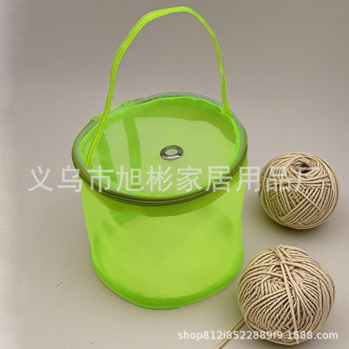 Bolsa de almacenamiento de lana DIY herramientas de tejer a mano Crochet hilo bolsa de almacenamiento de malla sujetador bolsa de almacenamiento de fábrica al por mayor