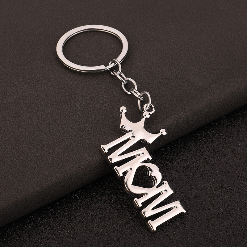 Simple Style Letter Alloy Mother'S Day Unisex Keychain 1 Piece display picture 2