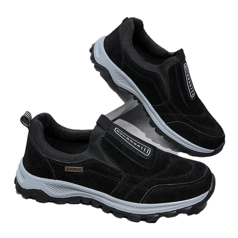 Chaussures de sport plates décontractées pour hommes, grande taille, pour la marche, la randonnée et la course à pied, nouvelle collection 2024_voghion.com