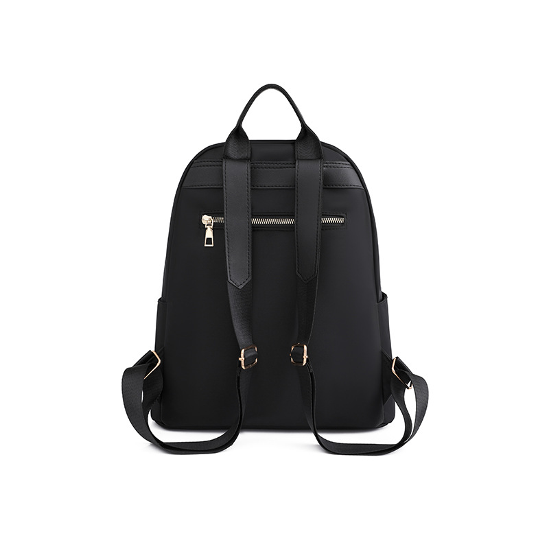 2022 nueva versión coreana de la mochila de nailon para mujer, mochila de cercanías urbana de todo fósforo de moda, mochila escolar ligera al aire libre