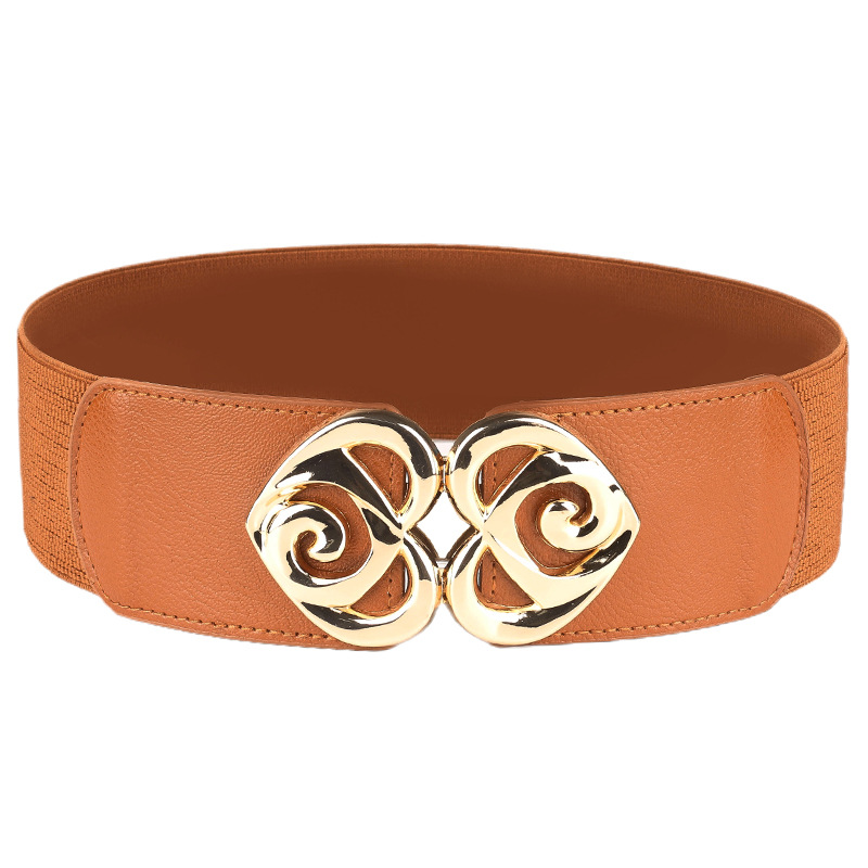 Elastischer Breiter Taillengürtel Modisches Accessoire Für Damen_voghion.com