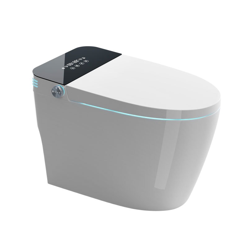 Smart Toilet Integrated Instant Heating Fully Automatic Voice Flip Toilet Foam Shield No Water Pressure Limit Wholesale
