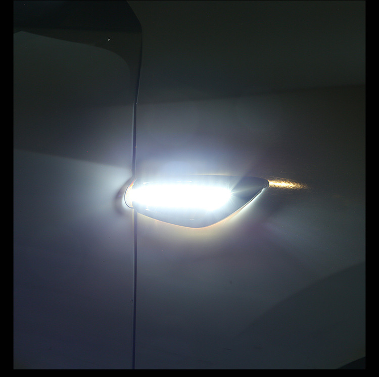 Car High Brightness LED Sequential Side Turn Signal Light Fender Lamp