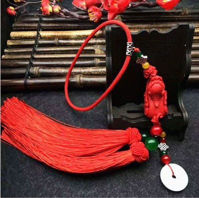 car pendant accessories wholesale — Car hanging - cinnabar-car-pendant-single-brave