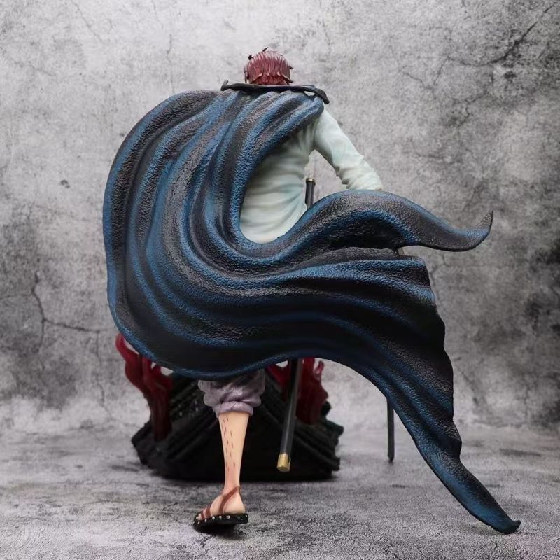 ワンピースフィギュア赤髪の大型屋根シャンクス対決 GK シーンアニメモデル装飾品ギフトギフト|undefined