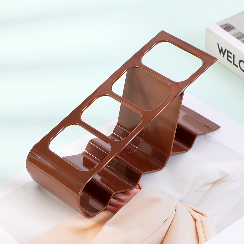 4 グリッドリモコン収納ラッククリエイティブデスクトップ収納ラック卸売プラスチックリモコン収納ホルダー|undefined