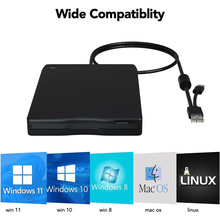 usb 2.0外置软驱电脑笔记本外接移动软驱即插即用3.5寸1.44mb软盘