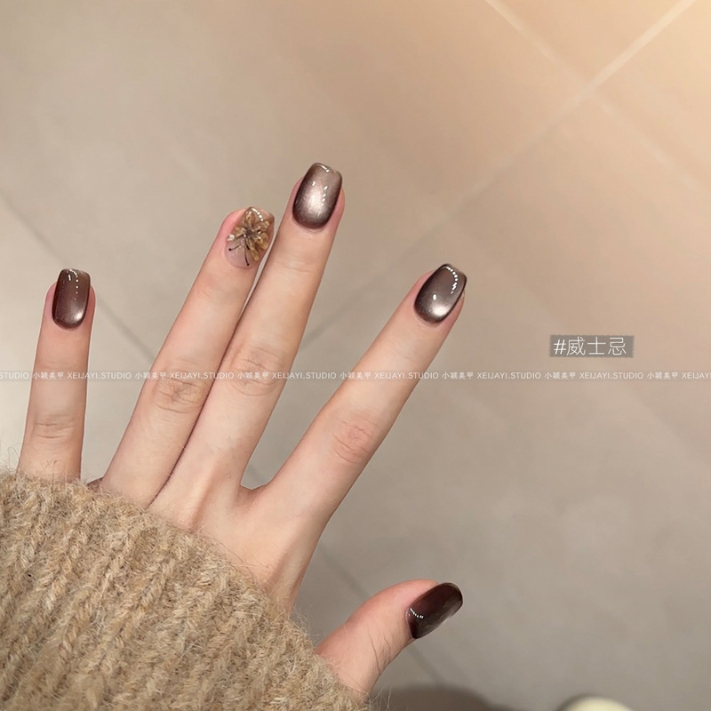 小颖美甲-5g罐装超细磁粉猫眼胶系列美甲光疗猫眼指甲油胶百搭色|undefined
