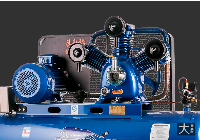 Shanghai Fengbao Air Compressor Copper Core 7.5Kw High Power Piston Air Pump 380V Air Compressor