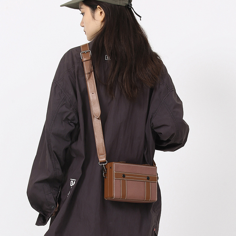 Box Bag Men's New Trendy Cool Small Square Bag Fashionable Casual Styling Bag Personalized Trendy Brand Mobile Phone Crossbody Bag_voghion.com