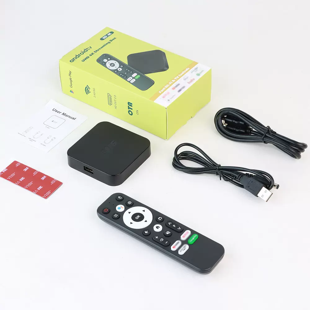 2025爆款跨境4K网络盒子OTT TV BOX安卓10全志H313蓝牙安卓机顶盒