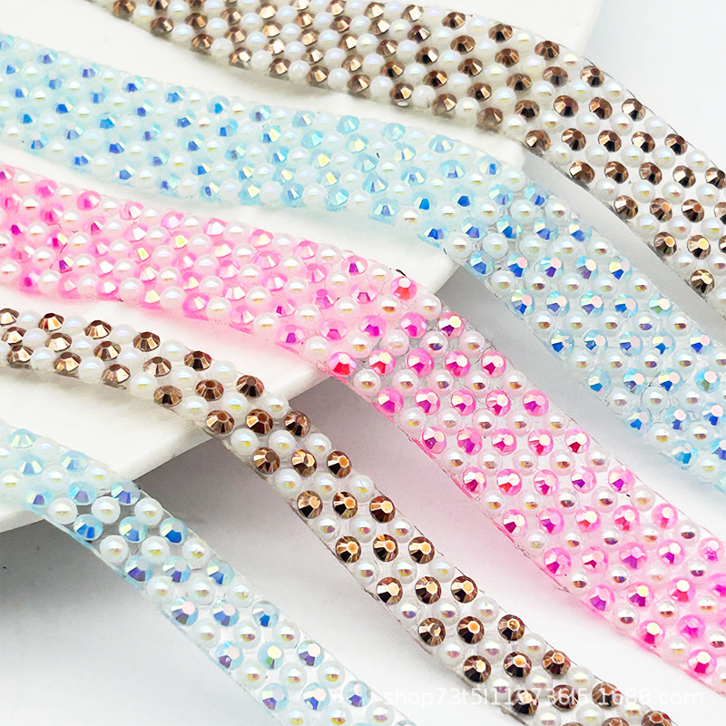Tela de diamantes de imitación de resina Pegatina de diamantes de bricolaje hecha a mano Pegatina de diamantes de imitación Tela de diamantes de imitación autoadhesiva Accesorios de joyería Accesorios de ropa de diamantes de imitación Pegatina de diamantes de imitación