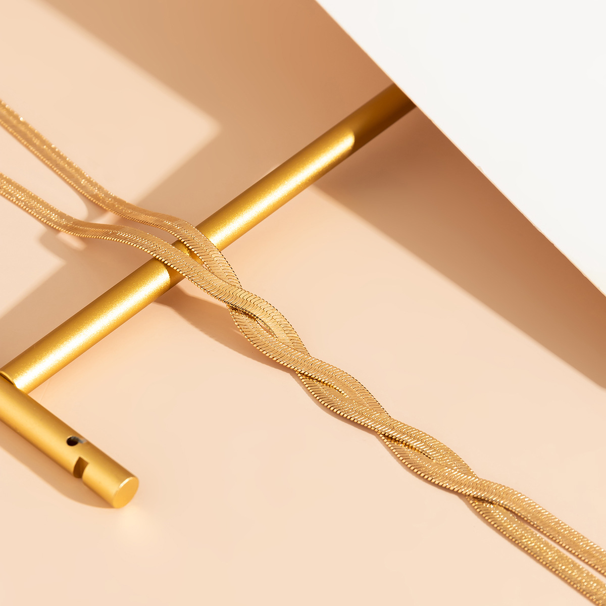 Collana girocollo lunga minimalista per donna Collana a spina di pesce Collare con nappa Catena in osso di serpente per collana a Y a strati Lariat per regali per donne e ragazze_voghion.com