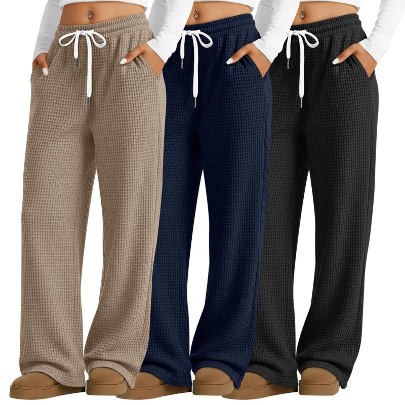 2026 Cross-Border Amazon Aliexpress Spring Jogging Waffle Casual Pants Trendy Sports Pants Set Multiple Pieces 2026 Cross-Border Amazon Aliexpress Spring Jogging Waffle Casual Pants Trendy Sports Pants Set Multiple Pieces