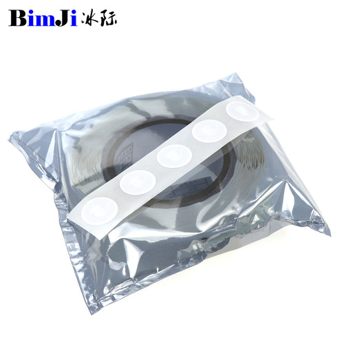 Wet NFC tag NXP original Ntag213 chip sticker transparent adhesive white label access card IC smart card