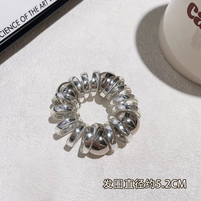 2#은빛 머리끈