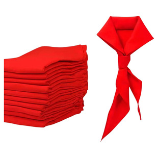 Red Scarf for Primary School Students Pure Cotton Universal 1m Kidsren's Belt for Junior High School Students Large Size 1.2m Middle School Students Standard Anti-Wrinkle Polyester