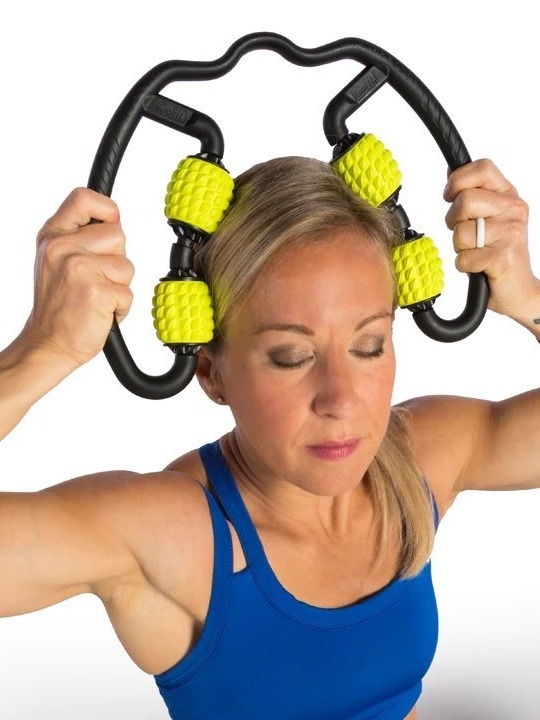 GoFit環状痩せ脚神器筋圧縮機トレーニングマッサージローラーフィットネスヨガリラックスGF-QUADR|undefined