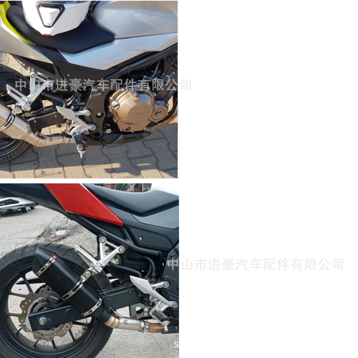 Suitable for Motorcycle Modification Cbr500 Middle Section/16-22 Model Years Stainless Steel 500R/F Factory Direct Sales