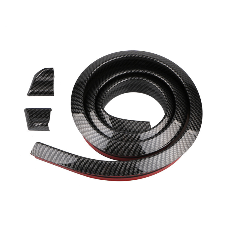 Car Modification Universal Rubber Tail Wing Large Tail Wing Small Tail Wing Wholesale Carbon Fiber Tail Wing Rubber Strip Wing