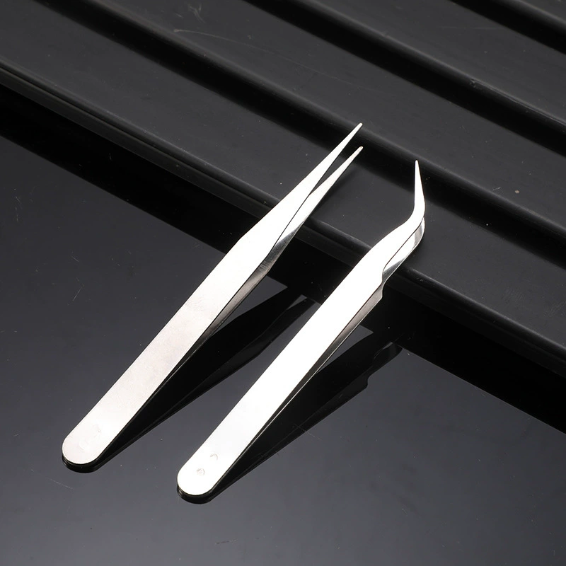 Anti-static electronic tweezers stainless steel, handmade, wholesale, scheduler
