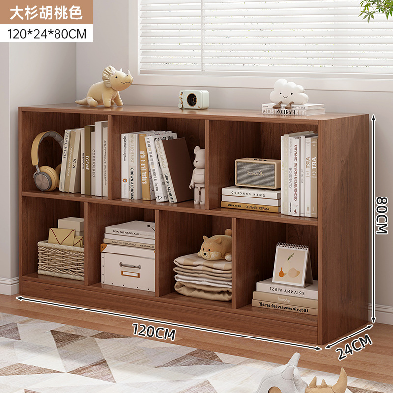 Gabinete de almacenamiento de estante de libros de estudiantes, estante de almacenamiento de juguetes, estante de libros multicapa contra la pared, armario de almacenamiento