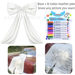 New Arrival Big Bow+Marker Pen Big Bow Background,Birthday Party Room Wall Decoration,Giant