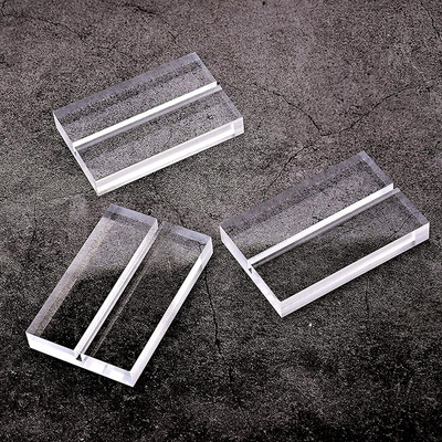 透明亚克力底座便签支架固定桌号牌底座婚礼派对数字名片底座 |ms