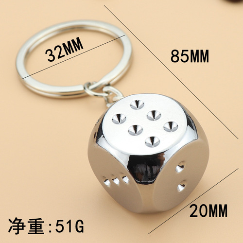 Mahjong keychain pendant creative gift Hongzhongfacai keychain bag pendant ladies best friend gift customization