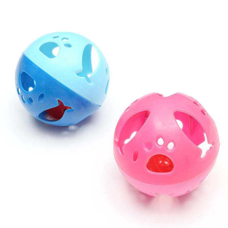 Pet Toy Ball Cat Toy Dog ​​Sound Ball Funny Cat Plastic Bell Ball Shape