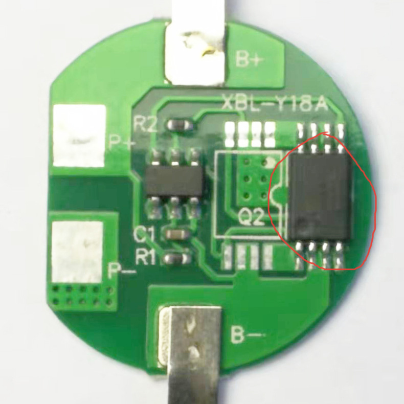 单节18650保护板锂电池圆板顶部专用可选精工IC10KNTC带点焊镍片