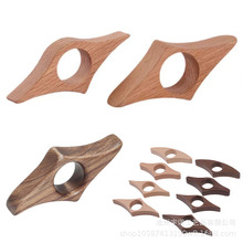 跨境Book Page Holder实木拇指书撑 单手读书手指环 书页夹压书器