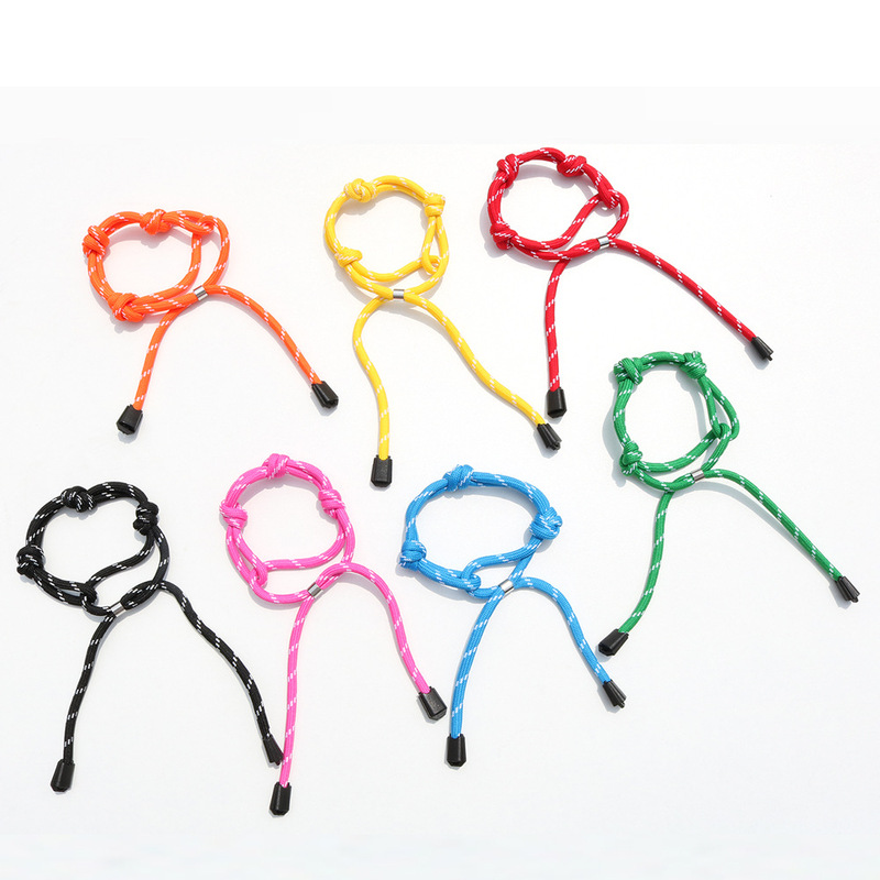 Trendy Colorful Polyester Braided Bracelet Similar to Miu Miu Style from Douyin and Kuaishou Trendy Colorful Polyester Braided Bracelet Similar to Miu Miu Style from Douyin and Kuaishou