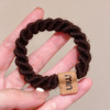 Elastic hair rope, high quality durable hair accessory, light luxury style, no hair damage