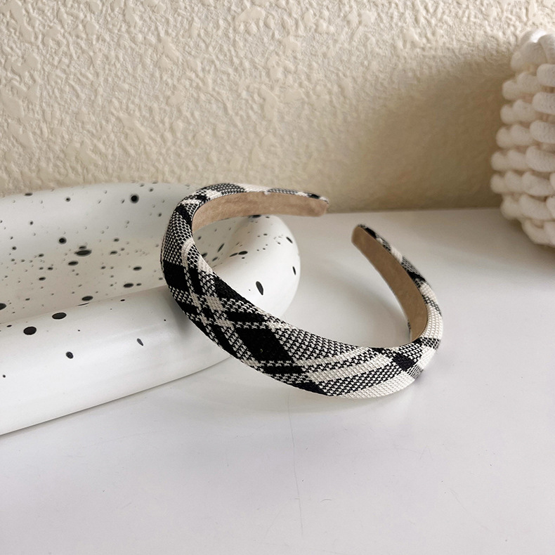 Women's Simple Style Plaid Cloth Hair Band Hair Tie display picture 15