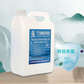 酒精消毒液75%2000ml瓶装清洁加工生产消杀大容量