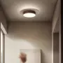 日式入户过道复古黄洞石