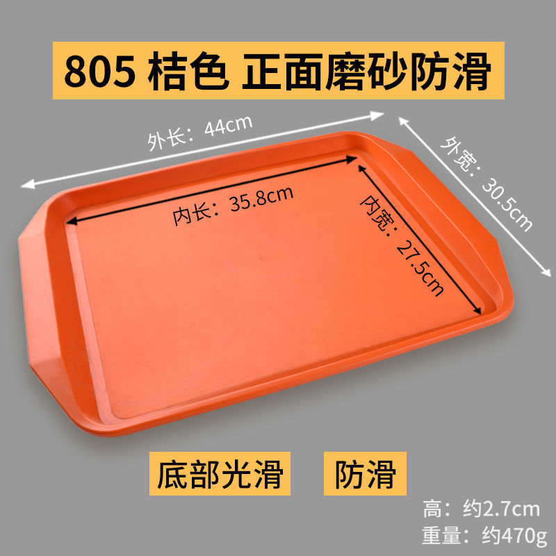ディナープレート業務用プラスチックトレイ長方形レストランケータリング滑り止めバーガーショップファーストフードサービングトレイLサイズ|undefined