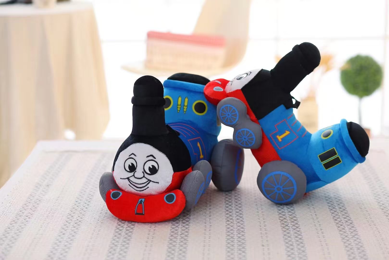 Thomas the Train Plush Toy Pillow Children's Birthday Gift Short Plush Selection