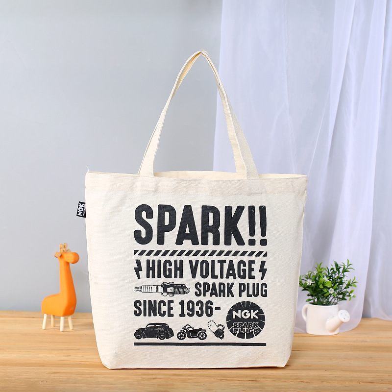 厂家供应宣传包装手提帆布袋彩印服装购物棉布袋LOGO批发