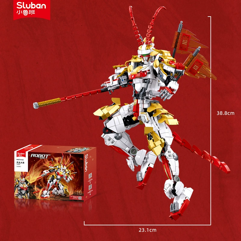 Модельный набор (XiaoluBan) Jiafei Samurai — 800+ деталей, набор для сборки из пластика для мальчиков 7–14