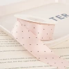 2.5cm pink polka dot polyester belt (minimum size 10)